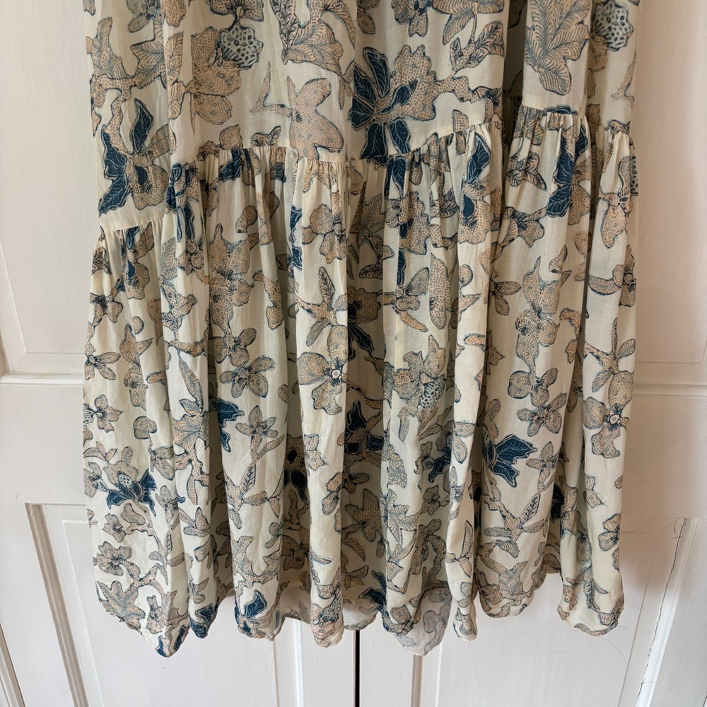 2022 Ulla‎ Johnson Cari Coverup Dress Jasmine Beach Print Size Small Resort - Picture 11 of 16